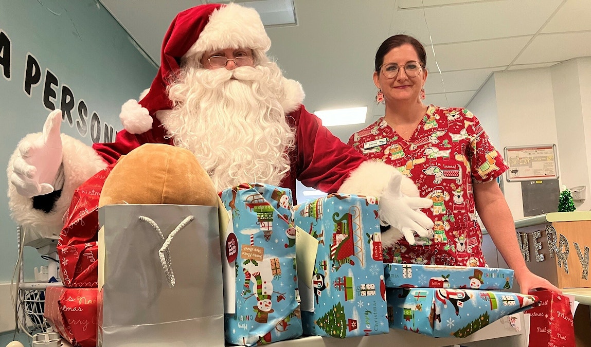 Christmas cheer for sick kids